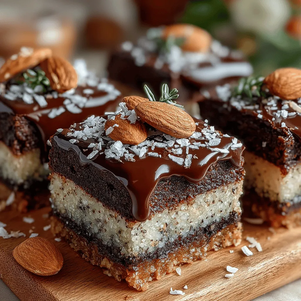 If you’re on the lookout for a delightful frozen dessert that satisfies your sweet tooth without compromising your health, look no further than Frozen Chocolate Almond Coconut Squares. This recipe combines rich flavors and wholesome ingredients, offering a guilt-free indulgence that’s perfect for any occasion. With the creamy texture of coconut, the nuttiness of almond, and the decadence of dark chocolate, these squares are not just delicious; they are also a fantastic way to enjoy a nutritious snack.