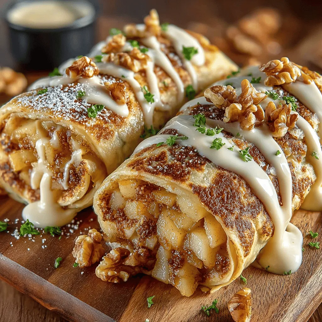 When it comes to simple yet scrumptious desserts, Sweet Apple Cinnamon Roll-Ups stand out as a delightful combination of flavors that tantalize the taste buds. Imagine soft, warm apples enveloped in a sweet and cinnamon-spiced filling, all rolled up in a tender tortilla. This recipe is not just about satisfying a sweet tooth; it’s about creating a comforting experience that evokes nostalgia and warmth. Whether you're hosting a brunch, looking for an easy after-school snack, or preparing a cozy dessert for a family gathering, these roll-ups are sure to impress.