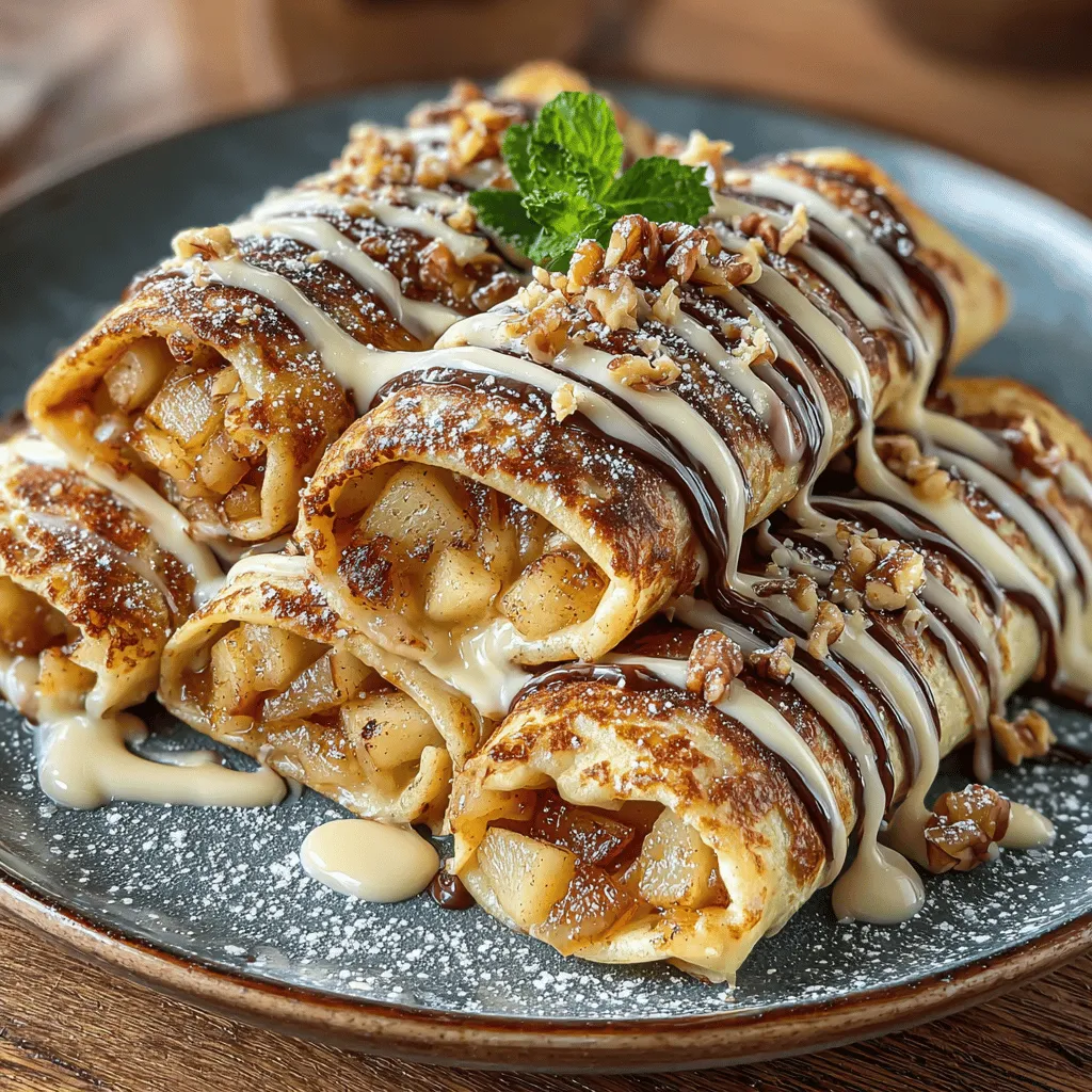 When it comes to simple yet scrumptious desserts, Sweet Apple Cinnamon Roll-Ups stand out as a delightful combination of flavors that tantalize the taste buds. Imagine soft, warm apples enveloped in a sweet and cinnamon-spiced filling, all rolled up in a tender tortilla. This recipe is not just about satisfying a sweet tooth; it’s about creating a comforting experience that evokes nostalgia and warmth. Whether you're hosting a brunch, looking for an easy after-school snack, or preparing a cozy dessert for a family gathering, these roll-ups are sure to impress.