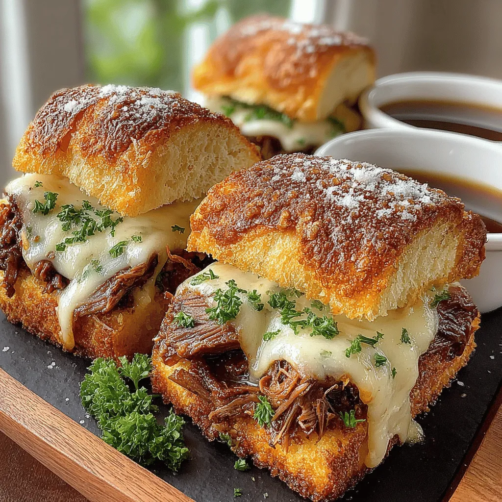 When it comes to comfort food, few dishes can rival the savory allure of French dip sandwiches. Originating from the United States, this classic meal features thinly sliced roast beef nestled in a crusty baguette, accompanied by a rich, flavorful broth for dipping. Its roots can be traced back to the early 20th century in Los Angeles, where it quickly gained popularity for its satisfying combination of flavors and textures. Today, French dip sandwiches remain a beloved choice for casual dinners, gatherings, and even game day feasts.