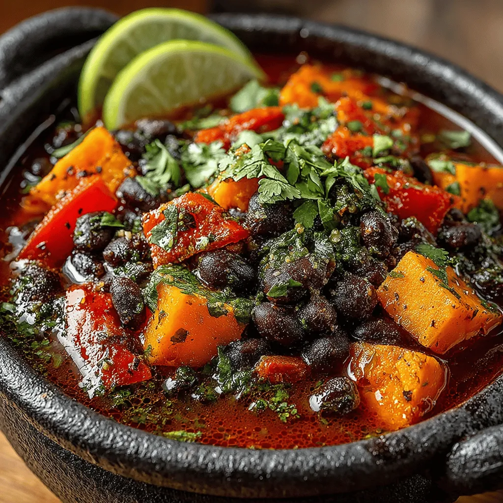 In the realm of plant-based cooking, few dishes resonate as comfortingly as a hearty stew. The Hearty Black-Bean Sweet Potato Stew stands out as a vibrant and nutritious option that not only pleases the palate but also nourishes the body. This dish is an excellent choice for any season, providing warmth and satisfaction during chilly evenings while remaining light enough for warmer days. For those who are long-time vegetarians or anyone seeking to diversify their diet with wholesome, plant-based meals, this stew is a go-to recipe that the entire family can enjoy.