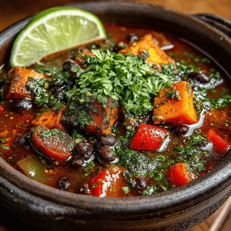 In the realm of plant-based cooking, few dishes resonate as comfortingly as a hearty stew. The Hearty Black-Bean Sweet Potato Stew stands out as a vibrant and nutritious option that not only pleases the palate but also nourishes the body. This dish is an excellent choice for any season, providing warmth and satisfaction during chilly evenings while remaining light enough for warmer days. For those who are long-time vegetarians or anyone seeking to diversify their diet with wholesome, plant-based meals, this stew is a go-to recipe that the entire family can enjoy.