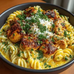 When it comes to comforting meals that can be prepared with relative ease, few dishes rival the rich and creamy allure of Creamy Garlic Butter Chicken with Rotini. This delightful recipe marries tender pieces of chicken with perfectly cooked rotini pasta, all enveloped in a luscious garlic butter sauce that brings together flavors in a way that warms the heart and satisfies the palate. Whether you're looking for a quick weeknight dinner or an impressive dish to serve at a gathering, this recipe stands out for its simplicity and sumptuous taste.