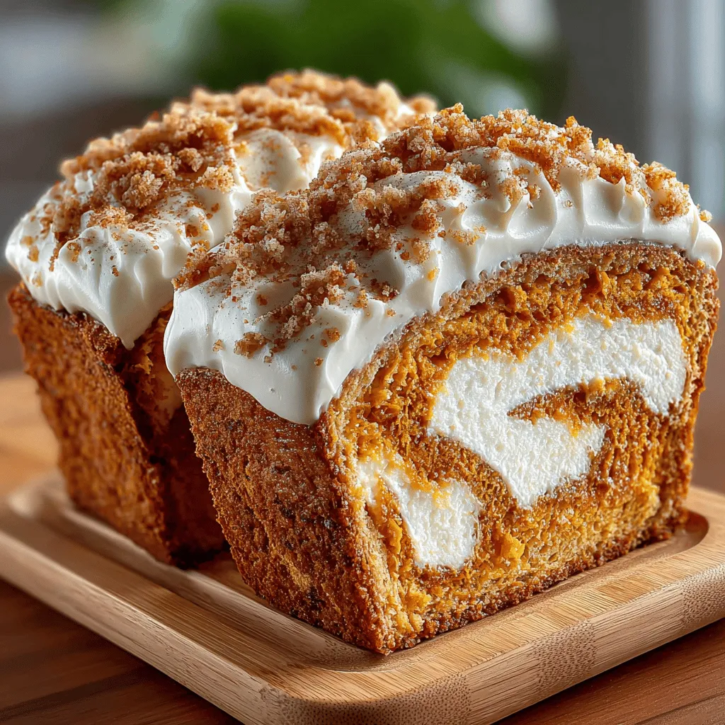 As the leaves begin to change and the crispness of fall fills the air, the culinary world shifts into high gear, embracing the rich and warm flavors of the season. One of the most beloved seasonal staples is pumpkin, which has become synonymous with cozy gatherings and festive celebrations. Whether it’s in lattes, pies, or breads, pumpkin brings a sense of comfort and nostalgia, reminding us of family traditions and the joy of sharing food with loved ones. Among the myriad of pumpkin recipes that grace our tables, the Creamy Pumpkin Bliss Swirl Loaf stands out as a delightful twist on the classic pumpkin bread. The addition of a sumptuous cream cheese swirl not only elevates the flavor profile but also adds a layer of creamy richness that makes this loaf a showstopper.