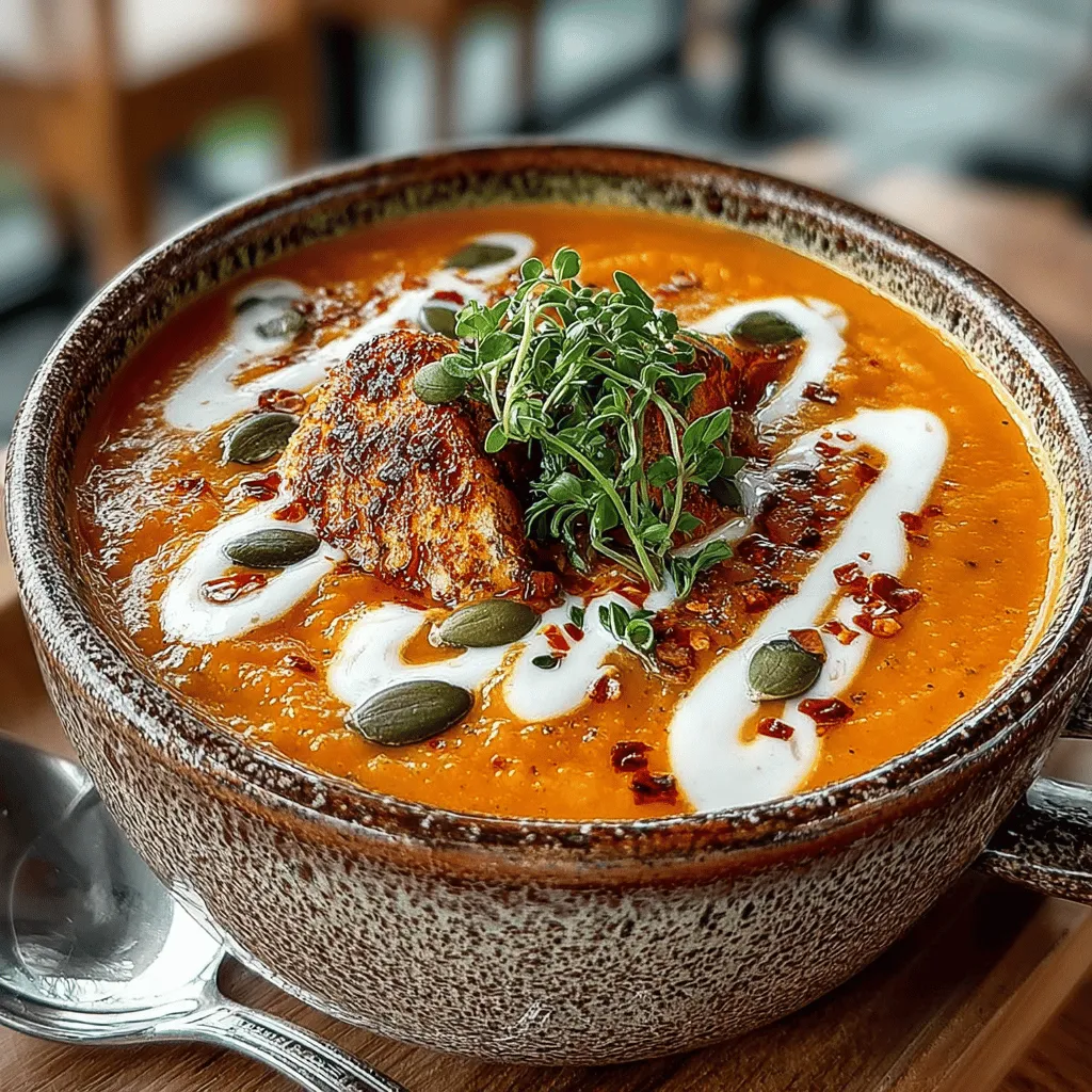 As the crisp air of autumn sets in and the leaves turn to brilliant shades of amber and gold, there’s an undeniable shift in our culinary cravings. The Smoky Maple Roasted Pumpkin Soup stands as a perfect embodiment of the season, offering a dish that is not only visually stunning but also a comforting hug for the palate. This soup marries the earthiness of roasted pumpkin with the subtle sweetness of maple syrup and the smoky undertones of paprika, creating a flavor profile that is both unique and harmonious.
