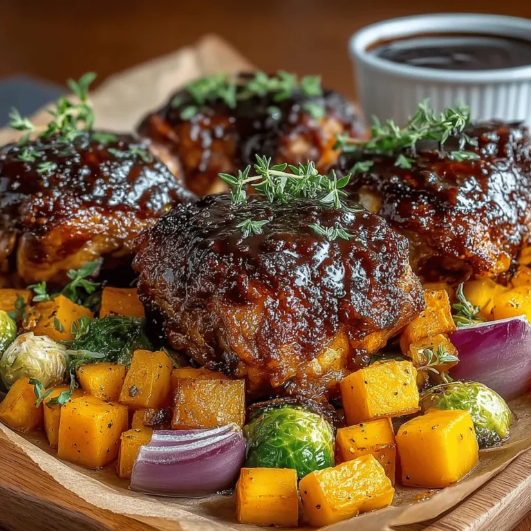 In the realm of home cooking, few meals can match the allure of a well-executed sheet pan dinner. The Maple Glazed Chicken & Squash Sheet Pan is a perfect example of why these one-pan wonders have gained such popularity among busy families and culinary enthusiasts alike. This recipe marries the savory richness of chicken thighs with the natural sweetness of butternut squash, creating a dish that is not only delicious but also visually stunning. With the added crunch of Brussels sprouts and the subtle sweetness of red onion, each bite is a delightful balance of flavors that will leave your taste buds dancing.