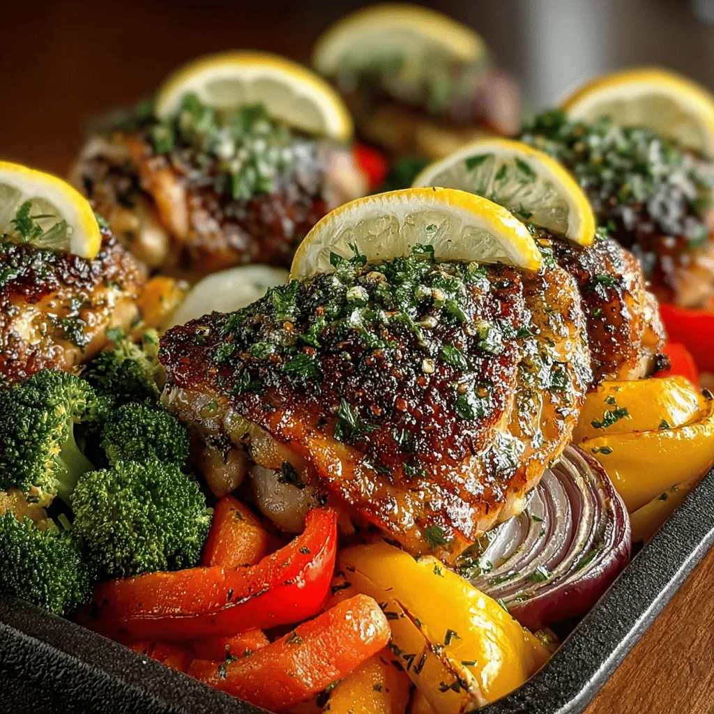 When it comes to creating a meal that is as pleasing to the palette as it is to the eyes, Zesty Lemon Herb Chicken & Colorful Veggies stands out as a perfect choice. This dish combines tender, juicy chicken thighs marinated in a bright and zesty mixture, paired with an array of vibrant seasonal vegetables. It’s not just a feast for the senses; it’s a celebration of healthful eating that is sure to impress family and guests alike.