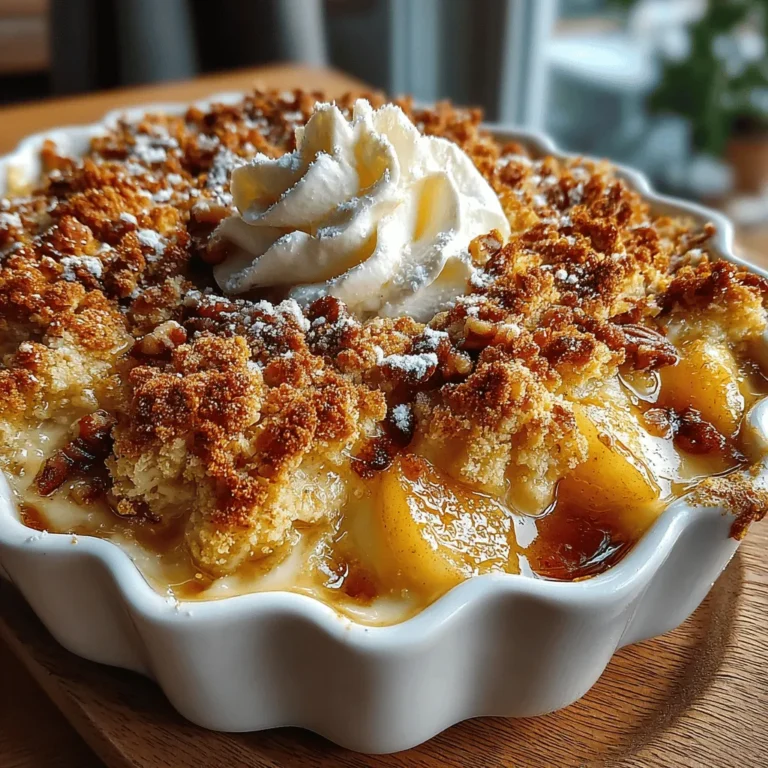 The apple crisp has a storied history in American cuisine, tracing its roots back to the mid-19th century when baking fruits became popular across the United States. As families began to settle in various regions, they brought with them diverse culinary influences, leading to the development of recipes that celebrated local produce. The apple, abundant and versatile, became a star ingredient in many desserts, and the crisp was born out of necessity and creativity.