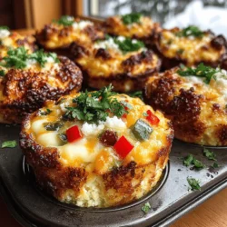 The success of any recipe lies in its ingredients, and the Cheesy Hatch Chili Egg Muffin Cups are no exception. Each component plays a vital role in delivering a delicious and nutritious breakfast option that caters to a variety of tastes and dietary preferences. Let’s dive into the key components of this delightful dish.