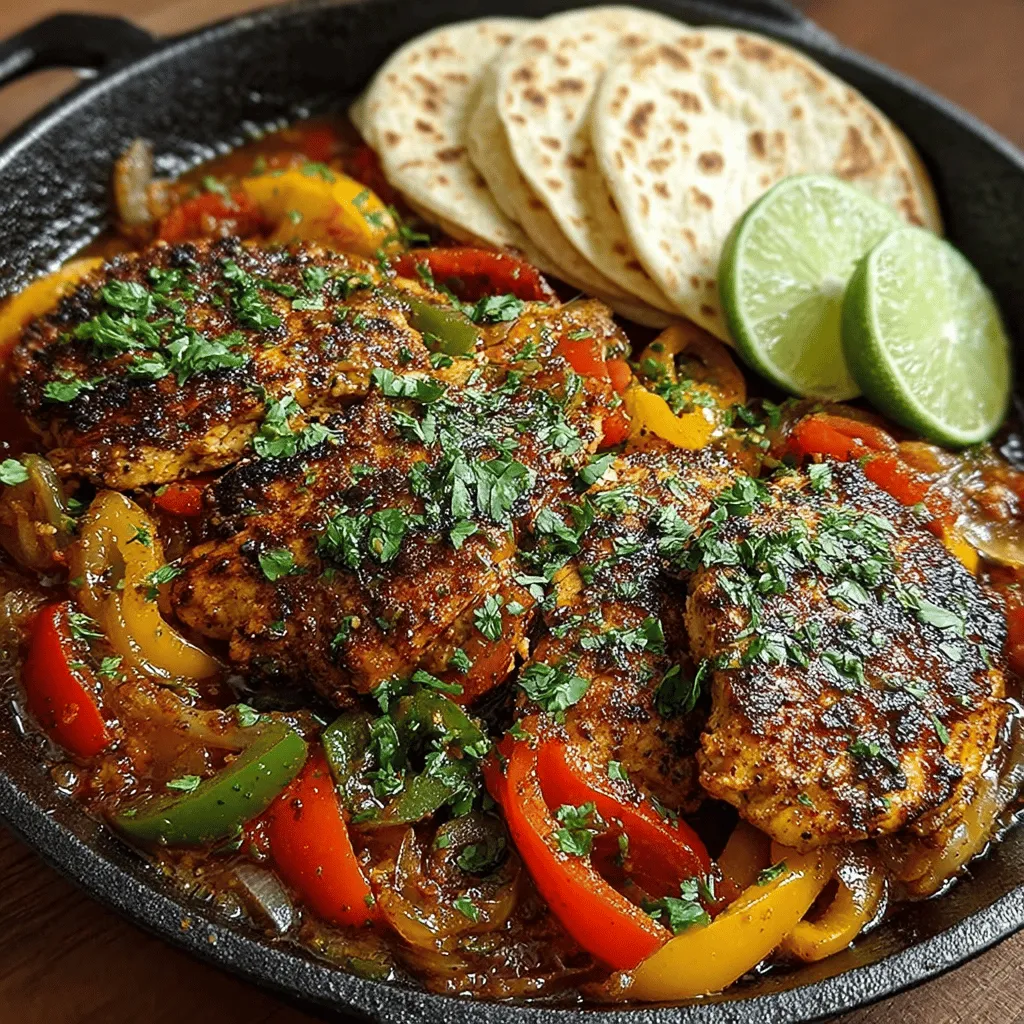To achieve the best flavor in your Sizzling Skillet Chicken Fajitas, marinating the chicken is essential. The ideal marinade time is at least 30 minutes, but for optimal flavor, aim for 2 to 4 hours. If time permits, marinating overnight will deepen the flavors even further.