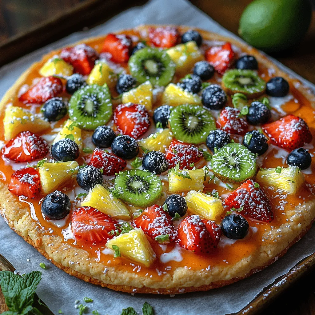 To create the perfect Tropical Delight Fruit Pizza, it's essential to understand the key ingredients that contribute to its taste and texture. Let's take a closer look at each component that makes this dessert an irresistible choice.