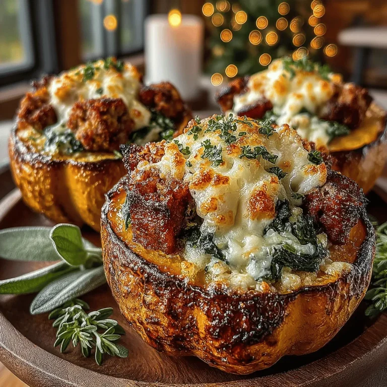 As the leaves begin to change and the air turns crisp, the desire for hearty, comforting dishes becomes increasingly palpable. Autumn is a season that beckons us to gather around the table, savoring flavors that reflect the bounty of nature. One standout recipe that encapsulates the essence of fall is Apple Sage Sausage Stuffed Acorn Squash. This dish is not only visually striking with its vibrant hues but also offers a delightful fusion of sweet and savory flavors that are sure to please anyone at your dinner table.