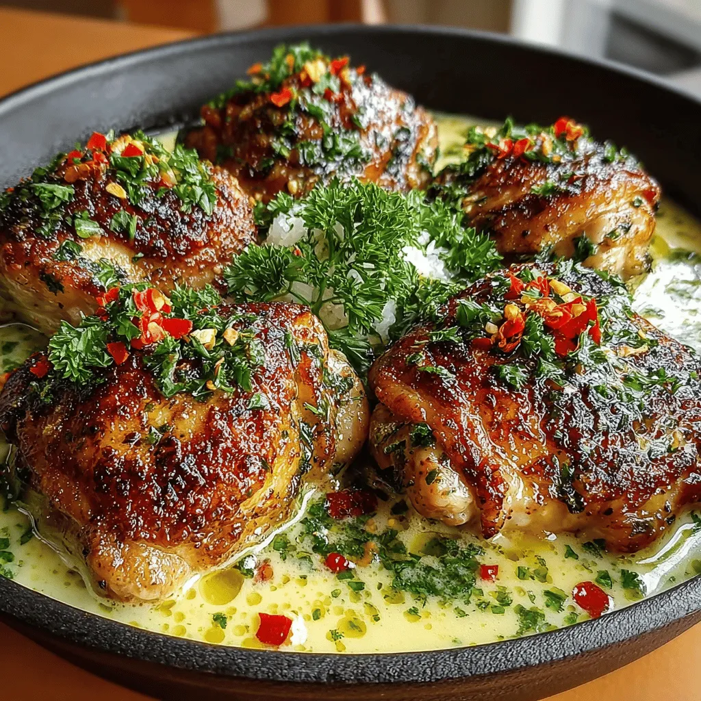 A successful dish often hinges on the quality of its ingredients. Let's take a closer look at the key components that make Creamy Garlic Parmesan Chicken Thighs a standout recipe.