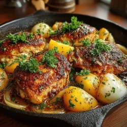 Apple Cider Chicken Skillet is a delightful and comforting recipe that captures the essence of cozy family dinners. This dish features tender chicken breasts simmered in a rich, flavorful sauce made from sweet apple cider, fresh apples, and a medley of aromatic spices. The result is a harmonious balance of savory and sweet flavors that will leave your taste buds satisfied and your spirits lifted.