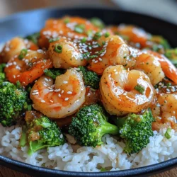 Sweet & Savory Honey Garlic Shrimp & Broccoli