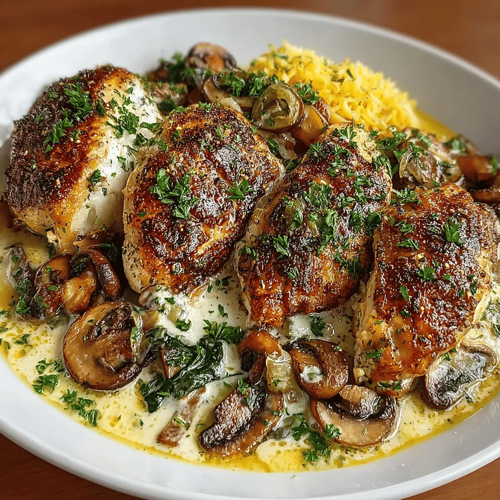One-skillet meals have become a beloved staple in modern cooking, and for good reason. They offer the convenience of minimal cleanup while delivering bold, comforting flavors that satisfy the palate. Among these crowd-pleasers, One-Skillet Creamy Garlic Mushroom Chicken stands out as a delightful dish that marries tender chicken breasts with a rich, creamy sauce infused with aromatic garlic and earthy mushrooms. This recipe is perfect for busy weeknights or special occasions when you want to impress with minimal fuss.