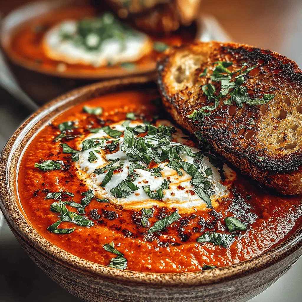 The secret to any great dish lies in the quality of its ingredients, and with Creamy Tomato Basil Bliss, this principle rings especially true. Fresh tomatoes and basil not only elevate the flavor profile but also contribute to the nutritional value of the soup. Tomatoes, for instance, are packed with vitamins C and K, potassium, and antioxidants like lycopene, which is known for its health benefits. Basil adds not only a delightful aroma but also an array of anti-inflammatory and antibacterial properties, making this dish as wholesome as it is delicious.