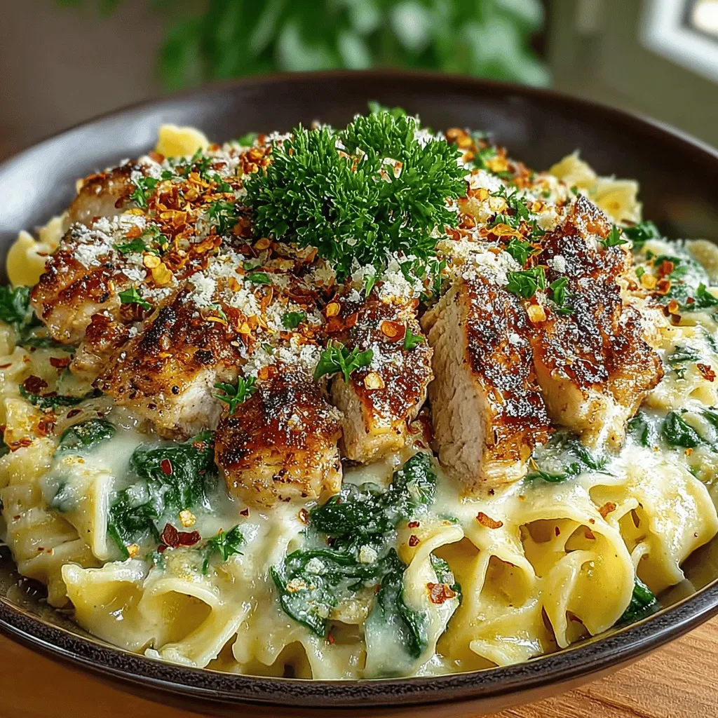 The foundation of any delicious pasta dish lies in the aromatics, and for our Garlic Delight: Creamy Chicken & Spinach Pasta, garlic is the star. Start by heating a generous drizzle of olive oil in a large skillet over medium heat. Once the oil is shimmering, add in the minced garlic. The key to perfectly sautéed garlic lies in controlling the heat; you want it to become fragrant and golden without burning. This usually takes about 1 to 2 minutes.