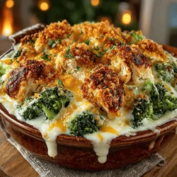 When it comes to comfort food, few dishes can compare to the warm, satisfying embrace of a well-prepared casserole. These hearty meals have long been a staple in family kitchens, offering not only nourishment but also a sense of home and togetherness. One standout recipe that embodies this spirit is the Cheesy Chicken & Broccoli Delight. This dish is a perfect marriage of flavors and textures, combining tender chicken, vibrant broccoli, and gooey cheese into one delicious package.