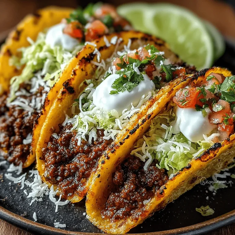 When it comes to crafting the perfect taco, presentation is key. Layering your ingredients thoughtfully not only enhances the flavor but also makes your tacos visually appealing. Start by warming your corn tortillas—this elevates their flavor and makes them pliable.