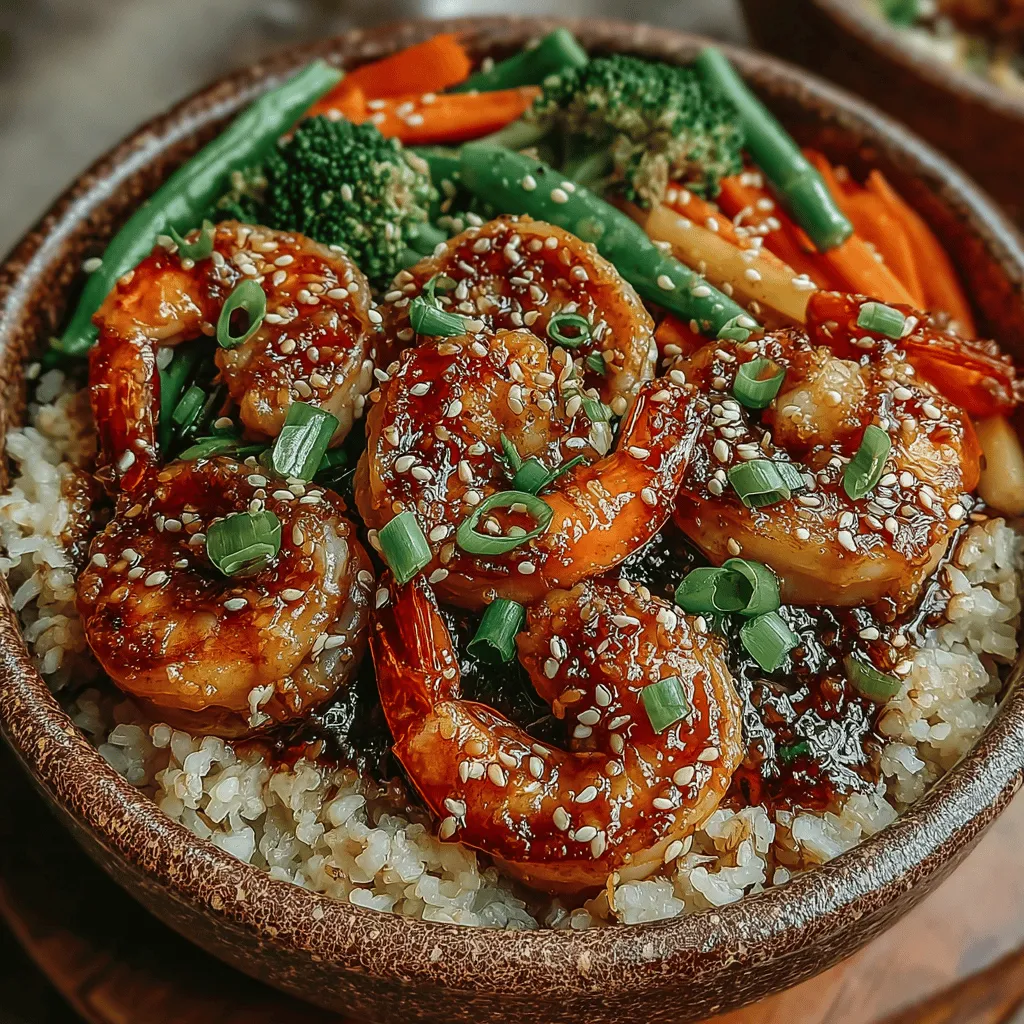 If you're on the lookout for a dish that encapsulates the essence of culinary harmony, look no further than Sweet & Savory Honey Garlic Shrimp Bowls. This delightful recipe perfectly marries the rich umami of shrimp with the natural sweetness of honey, creating a flavor profile that is both tantalizing and satisfying. With its vibrant colors and enticing aroma, this dish not only pleases the palate but also presents beautifully, making it an ideal choice for both casual weeknight dinners and special occasions.