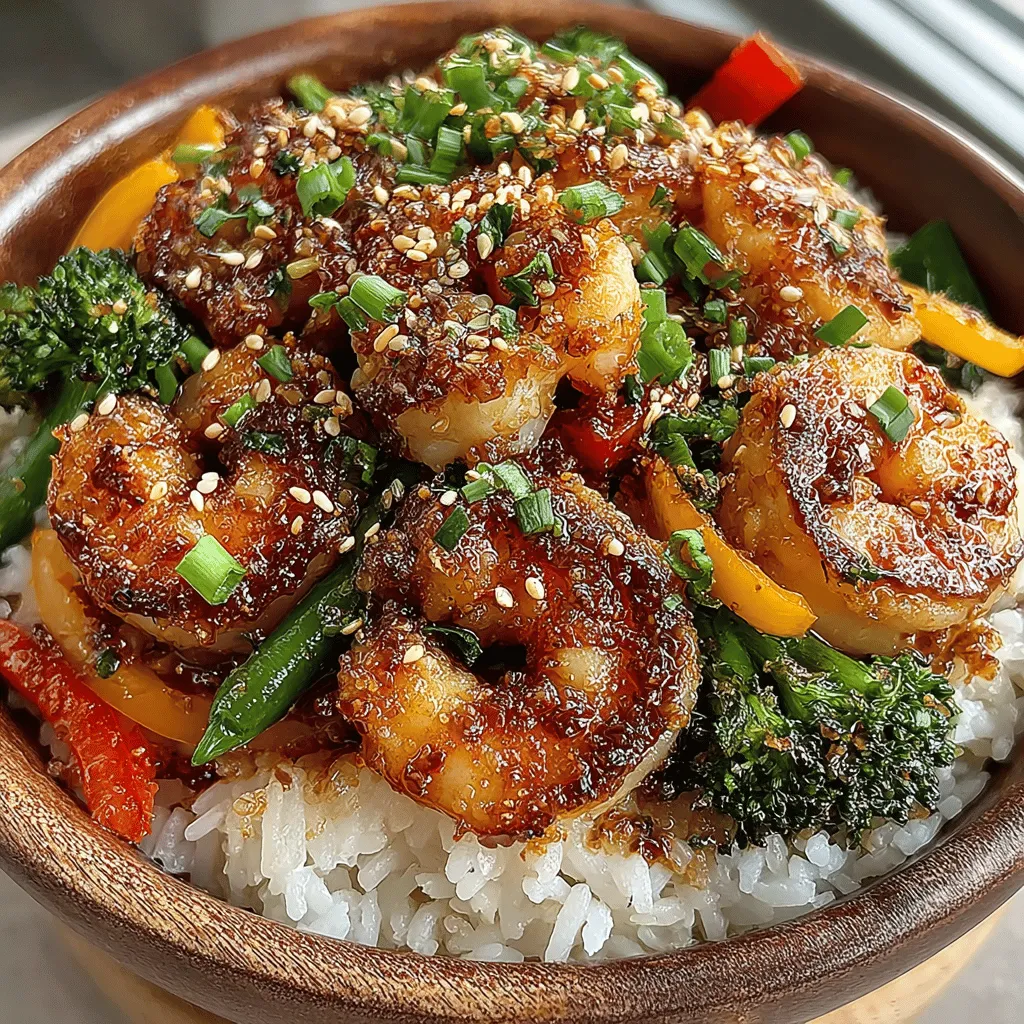In today’s fast-paced world, finding meals that are both quick to prepare and satisfying can be a challenge. Enter the Quick Teriyaki Shrimp and Veggie Rice Bowls—an ideal solution for busy weekdays or relaxed weekends. This recipe combines succulent shrimp with a vibrant medley of vegetables, all coated in a rich and flavorful teriyaki sauce, making it not only delicious but also visually appealing.