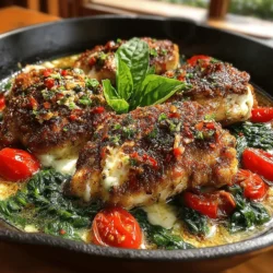 Cheesy Chicken & Spinach Delight: The Ultimate Comfort Food