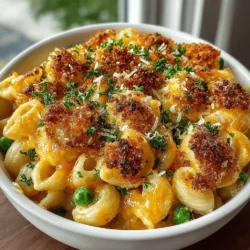 Cheesy Pea Paradise Mac: A Comforting Classic
