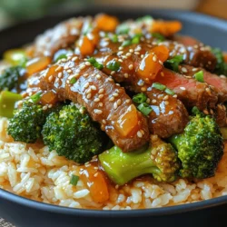 When it comes to quick and satisfying meals, few dishes can compete with the classic Sizzling Beef & Broccoli. This delectable stir-fry has earned its place in kitchens around the world, beloved for its tender, juicy beef and vibrant broccoli, all brought together with a savory sauce that tantalizes the taste buds. Ideal for busy weeknight dinners, this recipe strikes a perfect balance between flavor and nutrition, making it a favorite for families looking for a wholesome meal that doesn’t compromise on taste.