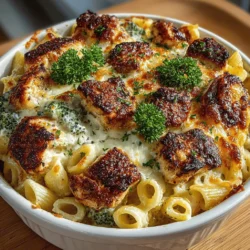 To create the perfect Creamy Chicken and Broccoli Pasta Bake, it’s essential to understand the roles of the key ingredients involved. Each element not only contributes to the overall flavor but also enhances the nutritional profile of the dish.