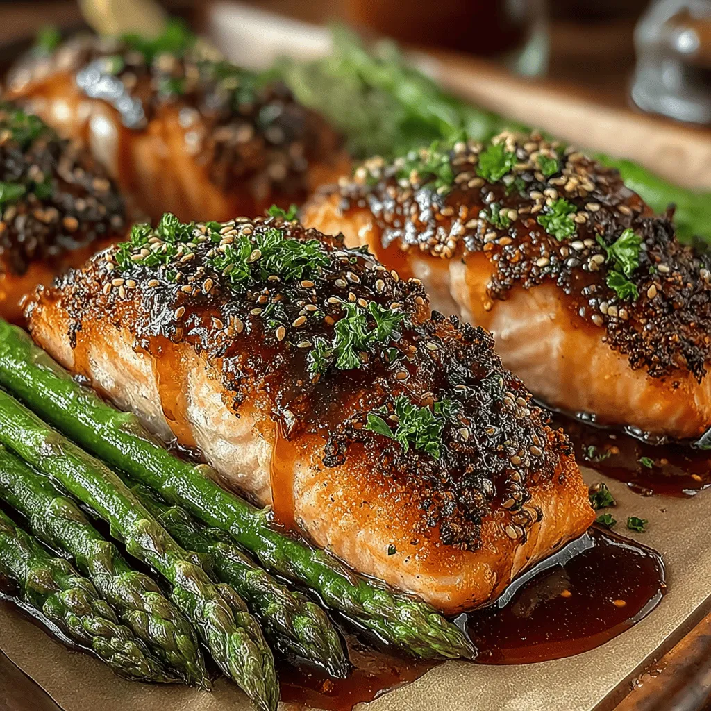 When it comes to quick, nutritious meals that please the palate, few dishes can rival the simplicity and flavor of Sweet Harmony: One-Pan Honey Garlic Salmon & Asparagus. This delightful recipe marries tender, flaky salmon with crisp asparagus, all enveloped in a luscious honey garlic glaze. Not only is this dish a feast for the senses, but it also offers a plethora of health benefits, making it the ideal choice for both bustling weeknights and special occasions.