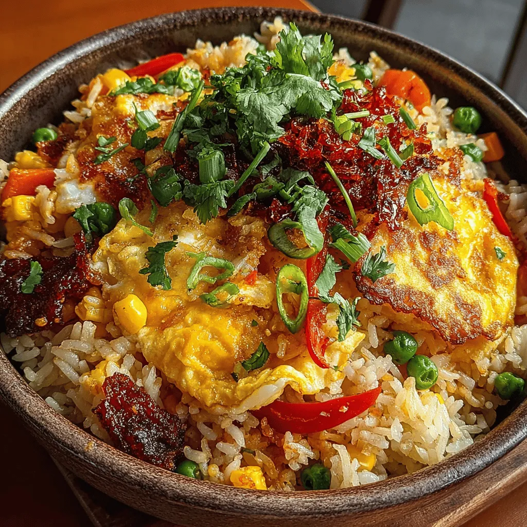 The foundation of any great fried rice lies in the aromatics. Begin by heating a generous tablespoon of oil in a large skillet or wok over medium-high heat. As the oil shimmers, add finely chopped onions and sauté them for about 2-3 minutes until they become translucent. This process releases their natural sugars and essential oils, enhancing the depth of flavor in your dish.