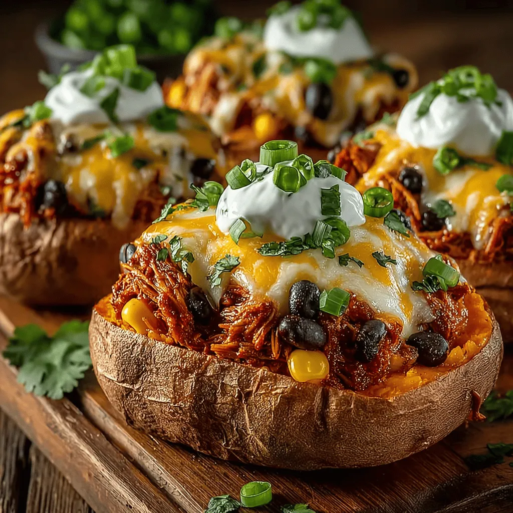 When it comes to comfort food that also packs a nutritional punch, Sweet & Smoky BBQ Chicken Stuffed Sweet Potatoes stand out as a delicious and satisfying option. This recipe marries the sweetness of tender sweet potatoes with the savory, smoky flavors of barbecue chicken—creating a meal that is not only hearty but also bursting with flavor. Whether you’re looking for a quick weeknight dinner or a dish to impress guests at your next gathering, this recipe is sure to please.