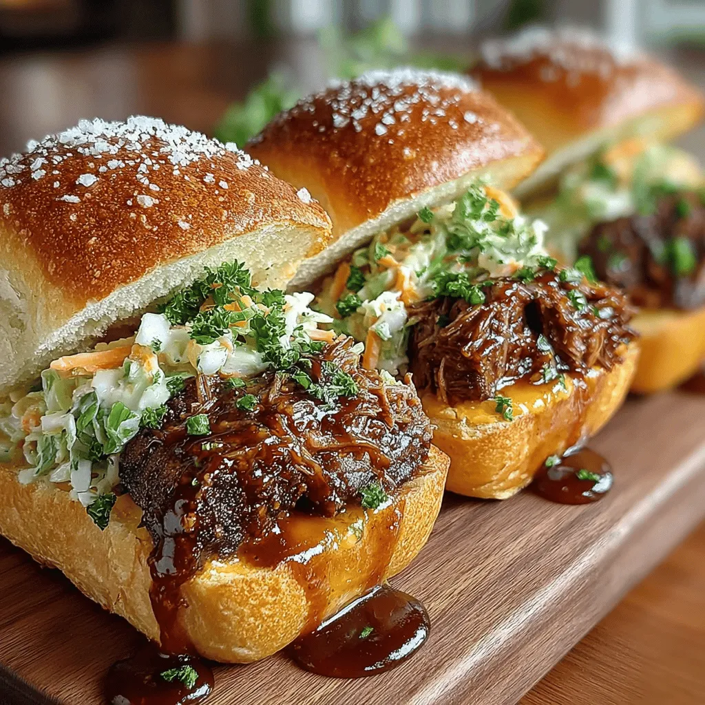 BBQ pulled beef sandwiches are a culinary delight that have captured the hearts (and taste buds) of food lovers across the nation. Perfectly suited for gatherings, family dinners, and game day feasts, these sandwiches are a staple in American cuisine. The combination of tender, flavorful beef piled high on a soft bun, topped with savory sauces and crunchy accompaniments, makes for an irresistible meal that is sure to impress your guests.