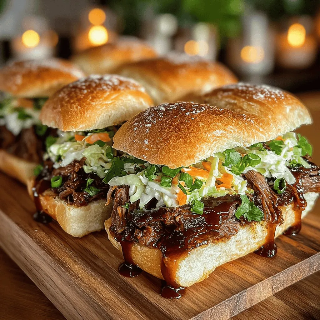 BBQ pulled beef sandwiches are a culinary delight that have captured the hearts (and taste buds) of food lovers across the nation. Perfectly suited for gatherings, family dinners, and game day feasts, these sandwiches are a staple in American cuisine. The combination of tender, flavorful beef piled high on a soft bun, topped with savory sauces and crunchy accompaniments, makes for an irresistible meal that is sure to impress your guests.