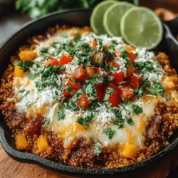 In today's fast-paced world, one-pan meals have surged in popularity, offering a perfect blend of convenience and deliciousness. Whether you're a busy professional, a student, or a parent juggling multiple responsibilities, the appeal of a meal that requires minimal cleanup while still delivering on flavor is undeniable. The One-Pan Cheesy Taco Quinoa Skillet embodies this trend, transforming simple ingredients into a hearty dish that is not only easy to prepare but also packed with nutrients.
