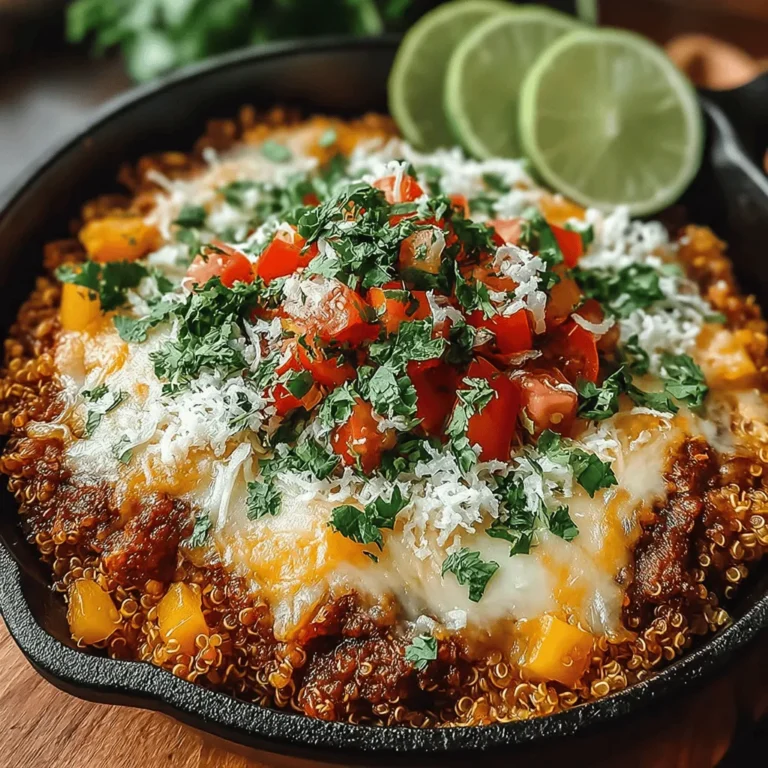 In today's fast-paced world, one-pan meals have surged in popularity, offering a perfect blend of convenience and deliciousness. Whether you're a busy professional, a student, or a parent juggling multiple responsibilities, the appeal of a meal that requires minimal cleanup while still delivering on flavor is undeniable. The One-Pan Cheesy Taco Quinoa Skillet embodies this trend, transforming simple ingredients into a hearty dish that is not only easy to prepare but also packed with nutrients.