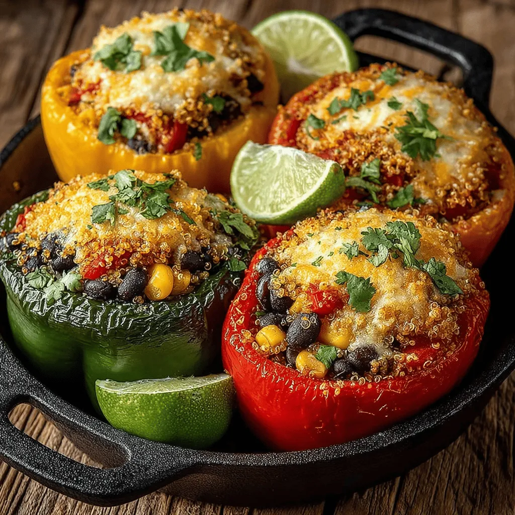 Stuffed bell peppers are a culinary classic, celebrated for their versatility and nutritional value. This comforting dish can be adapted to suit various dietary preferences and can be filled with an array of ingredients, making it a popular choice for families and health-conscious individuals alike. Among the many variations of this dish, the Cheesy Veggie Delight Stuffed Bell Peppers stand out, offering a delightful medley of flavors and textures that are sure to please both the palate and the eye.