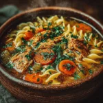 Beyond its comforting taste, chicken noodle soup boasts a multitude of health benefits that make it a go-to choice for many. At the heart of this dish is chicken broth, which is rich in vitamins and minerals. Homemade broth, in particular, contains gelatin and amino acids that can help support your immune system and promote gut health. This makes it not only a delicious meal but also a nourishing remedy during cold and flu season.