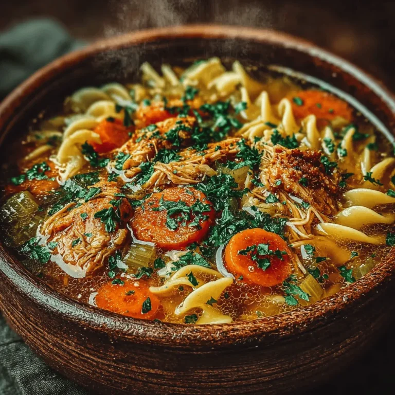 Beyond its comforting taste, chicken noodle soup boasts a multitude of health benefits that make it a go-to choice for many. At the heart of this dish is chicken broth, which is rich in vitamins and minerals. Homemade broth, in particular, contains gelatin and amino acids that can help support your immune system and promote gut health. This makes it not only a delicious meal but also a nourishing remedy during cold and flu season.