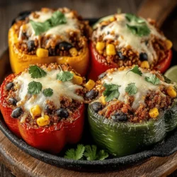 Hearty Turkey and Quinoa Stuffed Peppers Recipe