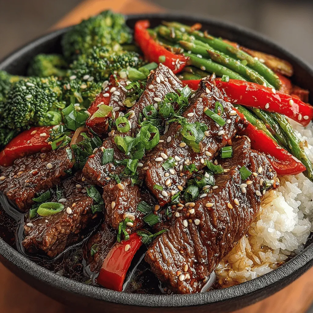 Stir-fry dishes have long been celebrated for their ability to deliver quick, healthy meals that are bursting with flavor. The Zesty Beef & Veggie Stir-Fry Bowl exemplifies this culinary magic, combining tender beef, vibrant vegetables, and a medley of sauces that come together to create a dish that is as wholesome as it is delicious. With its fresh ingredients and beautifully balanced profile of protein and veggies, this stir-fry bowl is not only a feast for the senses but also a nutritious option for busy weeknight dinners, meal prep, or even a casual gathering with friends.